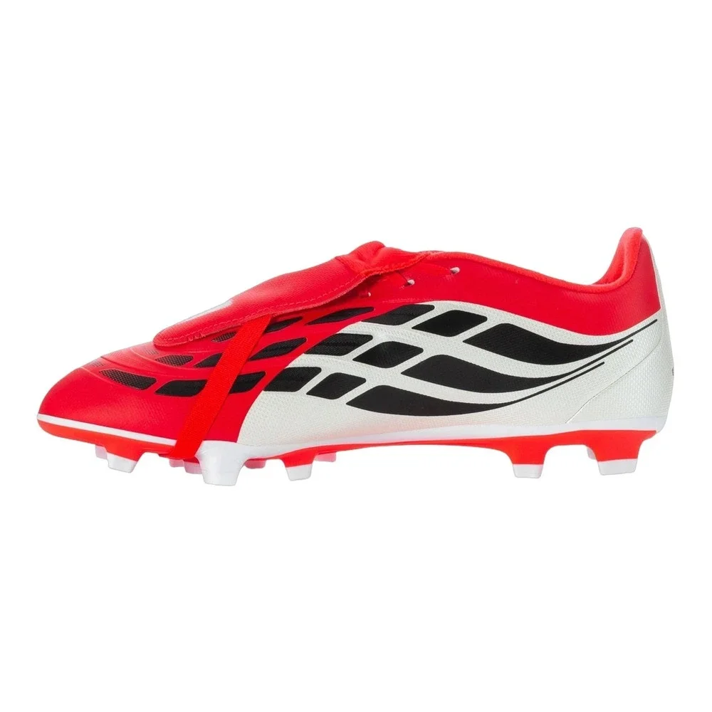 Mens Size 9.5-ADIDAS PREDATOR CLUB FT FG/MG Soccer Cleats White/Red/Black JS0346